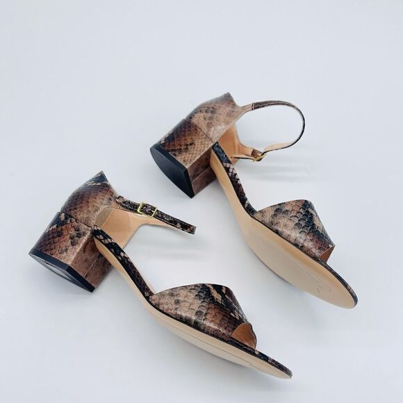 Snake Embossed Block Heel Sandal
AGL - Picture 6 of 10